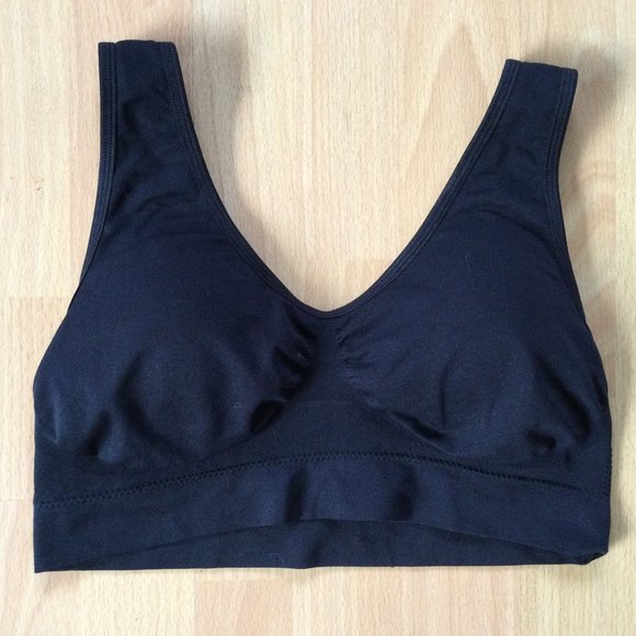 Genie Bra 3X Black Padded Cups Fits XL - Picture 1 of 5